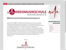 Tablet Screenshot of musikschule-ammerland.de